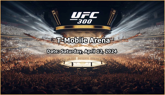 UFC 300 Fight Confirmed ,Date Start time and odds info